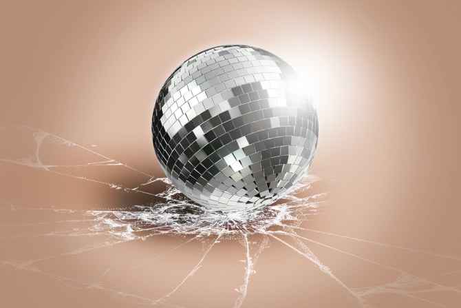 shattered disco ball