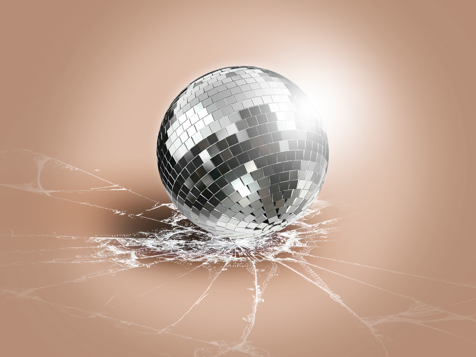 shattered disco ball